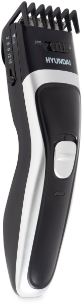 Машинка для стрижки Hyundai H-HC7117 черный 5Вт (насадок в компл:1шт)