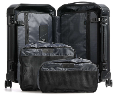 Чемодан Piquadro ALU (BV4425ALUS/N) 40x55x20см 37л. 4.590кг. алюминий/кожа черный