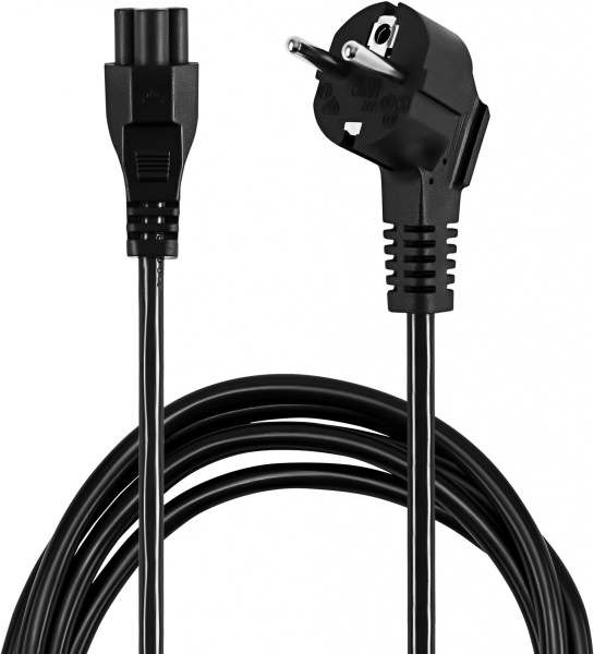 Кабель Buro BU-PCAB-1.8-3PIN IEC C5 (3-pin) Евровилка 1.8м