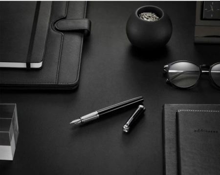 Ручка перьев. Parker Ingenuity Core F570 (2181994) Black СT F ст.нерж. подар.кор.