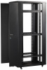 Шкаф серверный Lanmaster (TWT-CBB-22U-6X8-G1) напольный 22U 600x800мм пер.дв.стекл задн.дв.двуст. 2 бок.пан. 800кг черный IP20