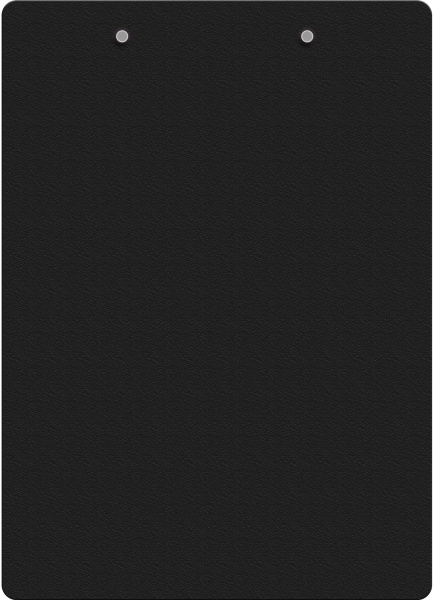 Папка-планшет Бюрократ -PD6004/BLCK A4 пластик 1.2мм черный