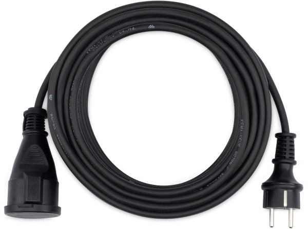 Удлинитель силовой Starwind ST-PS1.20/FRB-16 3x1.0кв.мм 1розет. 20м КГ 16A без катушки черный