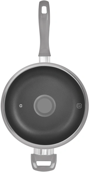 Сотейник Rondell Lumiere RDA-596 d=26см (с крышкой) серый