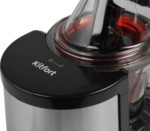 Соковыжималка шнековая Kitfort КТ-1162 150Вт рез.сок.:1000мл. черный
