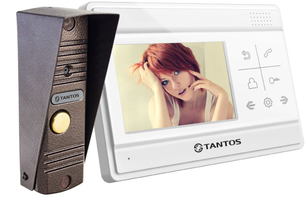 Комплект домофона Tantos Lilu kit белый