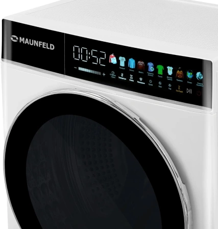 Стиральная машина Maunfeld MFWD1295WH05 класс: B загр.фронтальная макс.:9кг (с сушкой) белый инвертер