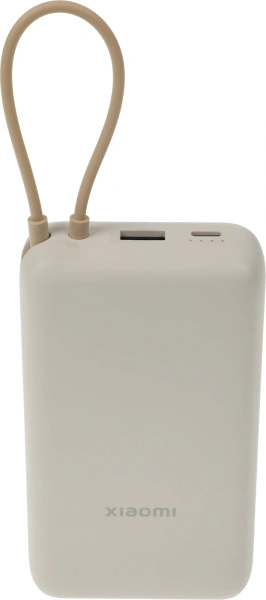 Мобильный аккумулятор Xiaomi BHR8851GL 20000mAh 33W 3A USB-A/USB-C бежевый