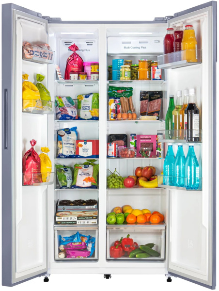 Холодильник Lex LSB530SLGID 2-хкамерн. серебристый (CHJI000012)