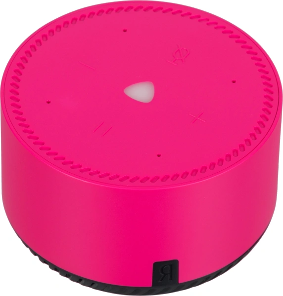 Умная колонка Yandex Станция Лайт голос.п.:Алиса розовый 5W 1.0 BT 10м (YNDX-00025N)