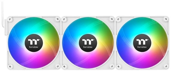 Вентилятор для корпуса Thermaltake CT140 EX Sync ARGB 140х140x25 белый 4-pin 30.7дБ (упак.:3шт) (CL-F191-PL14SW-A) Ret