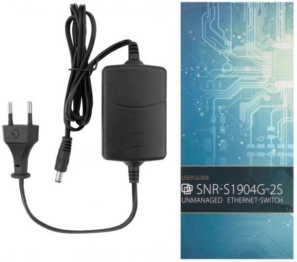 Коммутатор SNR SNR-S1904G-2S (L2) 4x1Гбит/с 2SFP неуправляемый