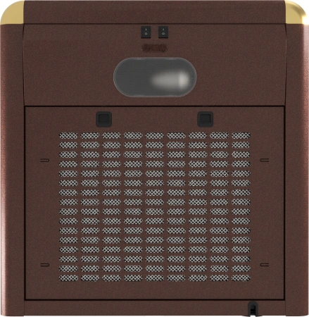 Вытяжка каминная Elikor Сатурн 50П-180-В1Л медный антик/золотистый управление: кнопочное (1 мотор)