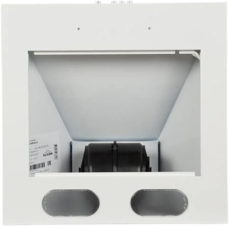 Вытяжка каминная Elikor Оптима 50П-400-К3Л белый управление: кнопочное (1 мотор)