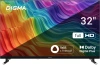 Телевизор LED Digma 32" DM-LED32SBB32 Smart Яндекс.ТВ Frameless черный/HD/DVB-T/60Hz/DVB-T2/DVB-C/DV