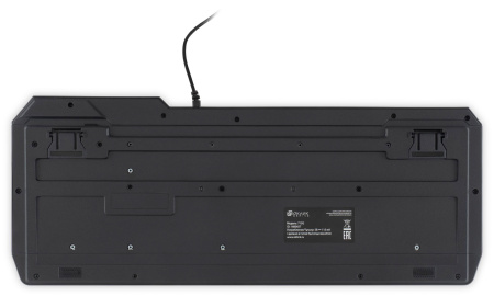 Клавиатура Оклик 715G черный USB Multimedia for gamer LED (1680657)