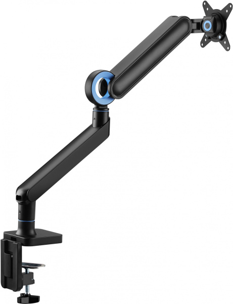 Кронштейн для мониторов Ultramounts UM719B черный 17"-35" макс.10.5кг крепление к столешнице поворот