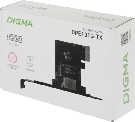 Сетевая карта Gigabit Ethernet Digma DPE101G-TX PCI Express