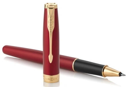 Ручка роллер Parker Sonnet Core T539 (CW1931475) LaqRed GT F черн. черн. подар.кор.