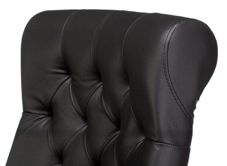 Кресло руководителя Бюрократ T-9928WALNUT черный кожа крестов. металл/дерево