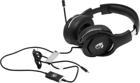 Наушники с микрофоном MSI Immerse GH20 черный 1.5м накладные (S37-2101060-SV1)