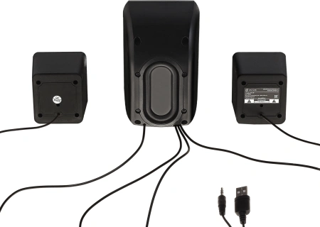 Колонки Оклик OK-420 2.1 черный 11Вт