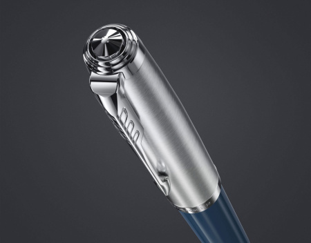 Ручка перьев. Parker 51 Core (CW2123501) Midnight Blue CT F сталь нержавеющая подар.кор.