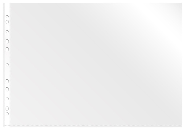 Папка-вкладыш Бюрократ Премиум 013AG3 глянцевые A3 горизонтальный 30мкм (упак.:50шт)