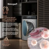 Стиральная машина Weissgauff WMD 58411 Direct Drive Inverter Premium Steam Stee класс: B загр.фронтальная макс.:11кг (с сушкой) нержавеющая сталь инвертер
