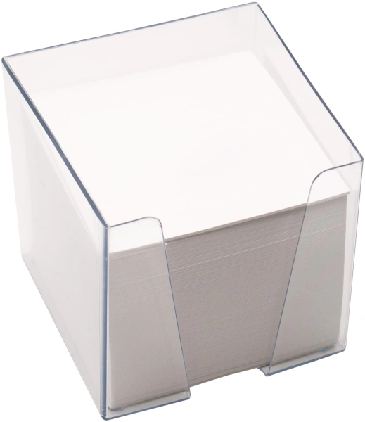 Блок для записей бумажный Silwerhof Стандарт 701022 90х90х90мм 80г/м2 92% белый в подставке