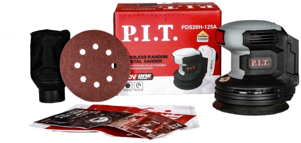 Эксцентриковая шлифмашина P.I.T. PDS20H-125A D125мм аккум.