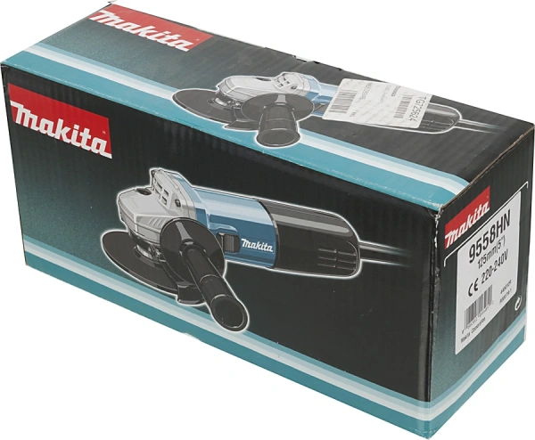 Углошлифовальная машина Makita 9558HN 840Вт 11000об/мин рез.шпин.:M14 d=125мм