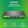 Коммутатор Digma DSP224F-2C-R400 DSP224F-2C-R400 V1 24x100Мбит/с 2xКомбо(1000BASE-T/SFP) 24PoE 24PoE