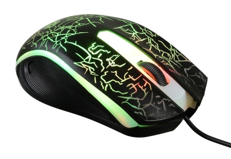 Мышь Оклик 395M SHADOW черный оптическая (1500dpi) USB для ноутбука (3but)
