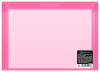 Конверт на кнопке Бюрократ Double Neon DNEPK804A5PINK A5 гориз. пластик 0.15мм розовый