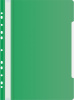 Папка-скоросшиватель Бюрократ PS-P20GRN A4 прозрач.верх.лист боков.перф. пластик зеленый