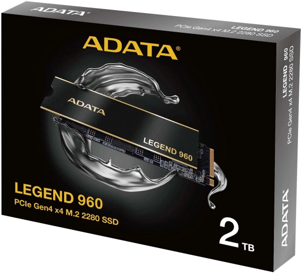 Накопитель SSD A-Data PCIe 4.0 x4 2TB ALEG-960-2TCS Legend 960 M.2 2280