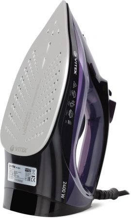 Утюг Vitek VT-8316 2400Вт черный/фиолетовый