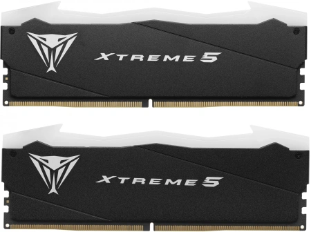 Память DDR5 2x16Gb 8000MHz Patriot PVXR532G80C38K Viper Xtreme 5 RGB RTL Gaming PC5-64000 CL38 DIMM 288-pin 1.45В с радиатором Ret