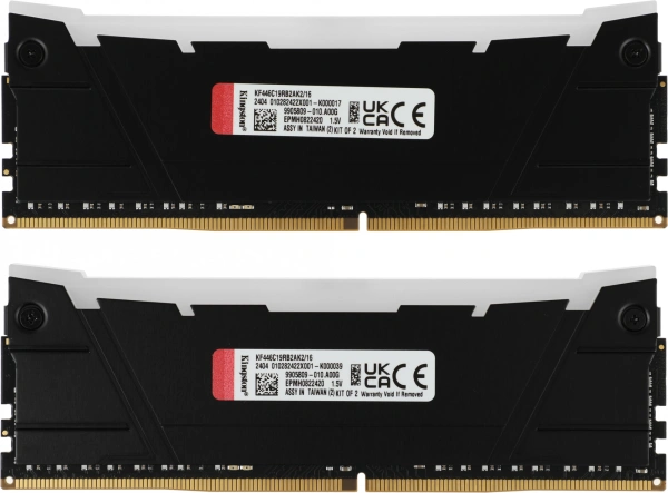 Память DDR4 2x8GB 4600МГц Kingston KF446C19RB2AK2/16 Fury Renegade RGB RTL Gaming PC4-36800 CL19 DIM