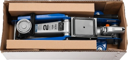 Домкрат Зубр Профессионал T30 подкатной гидравлический синий (43053-2)