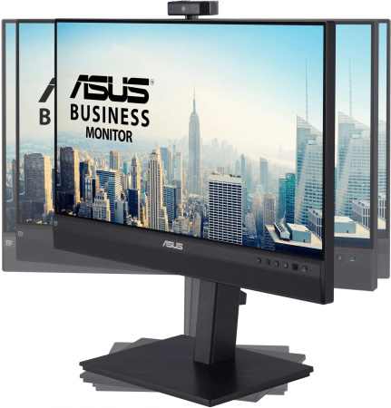 Монитор Asus 23.8" Business BE24ECSNK черный IPS LED 16:9 HDMI M/M Cam матовая HAS Piv 300cd 178гр/178гр 1920x1080 60Hz DP FHD USB 6.5кг