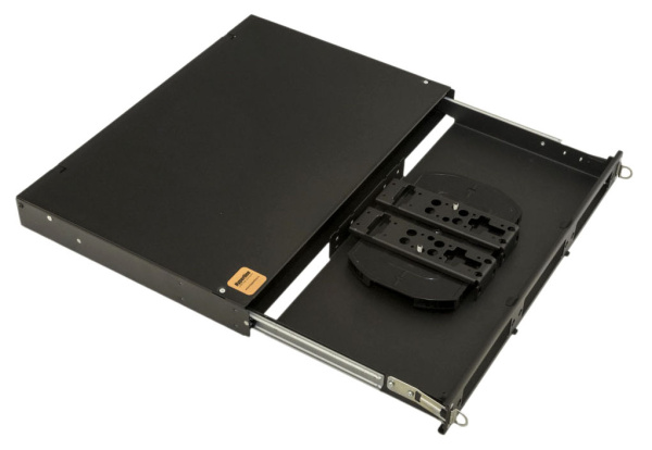 Бокс HyperlineFO-19V-1U-3xSLT-W130H30-24UN-BK FO-19V-1U-3XSLT-W130H30-24UN 19" 1U 24x (упак.:1шт)