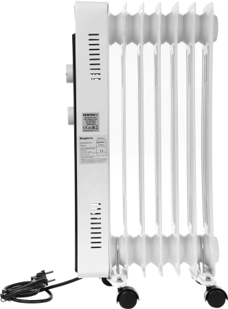 Радиатор масляный Centek CT-6222-7 1500Вт белый