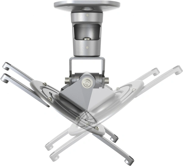Кронштейн для проектора Cactus CS-VM-PR01-AL серебристый макс.10кг потолочный поворот и наклон