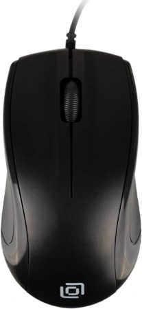 Мышь Оклик 185V2 черный оптическая (1200dpi) USB для ноутбука (3but)