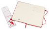 Блокнот Moleskine CLASSIC QP050F2 Medium 115x180мм 208стр. линейка твердая обложка красный