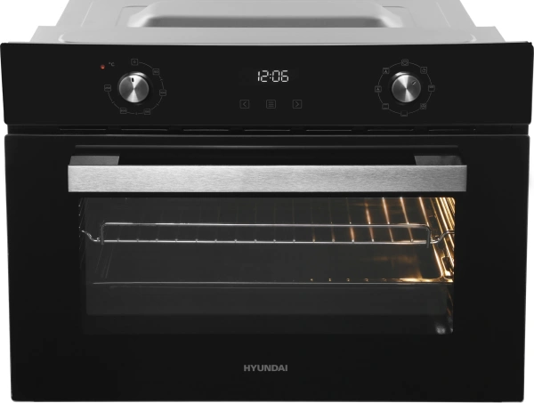 Духовой шкаф Электрический Hyundai HEO 64512 BG черный