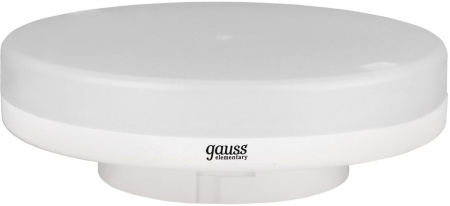 Лампа светодиодная Gauss Elementary GX53 15Вт цок.:GX53 таблетка 220B 4100K св.свеч.бел.нейт. (упак.:10шт) (83825)