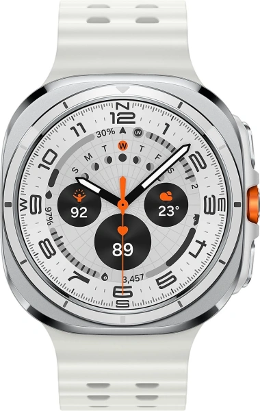 Смарт-часы Samsung Galaxy Watch Ultra LTE 47мм 1.5" AMOLED корп.белый рем.белый (SM-L705FZWACAU)